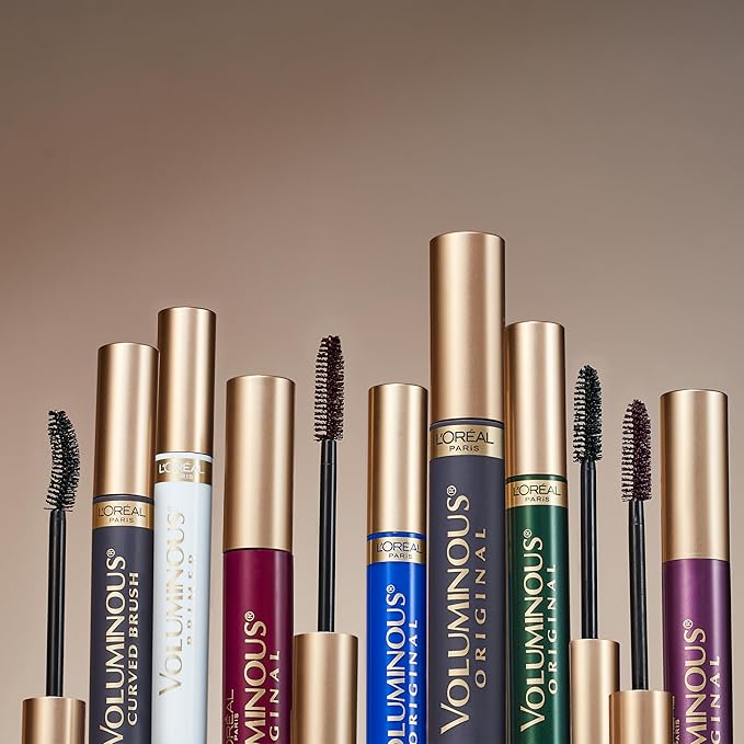 L'Oreal Paris Makeup Voluminous Original Washable Bold Eye Mascara, Deep Green, 0.27 Fl Oz