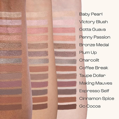 ALLEYOOP 11th Hour Waterproof Cream Eyeshadow Stick – Long-Lasting Eye Shadow Pencil & Eyeliner, Cream to Powder Stick & Highlighter – Smudge-Proof Eyeshadow Matte, Cinnamon Spice Matte