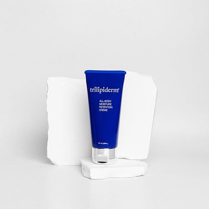 Trilipiderm All-Body Moisture Retention Crème – 2-PACK – Plant-Based All-Day Lightweight Hydration for Body and Face, Meadowfoam, Lipid Replacement, Travel-Size TSA-Approved 3 Ounce Tubes