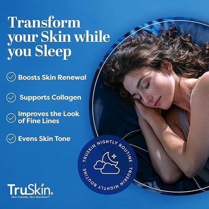 TruSkin Retinol Serum for Face – Gentle Anti-Aging Serum with Retinol, Hyaluronic Acid, Cica & Vitamin E for a More Youthful Feel – Skin Care Made to Improve Look of Fine Lines, Wrinkles, 2 fl oz