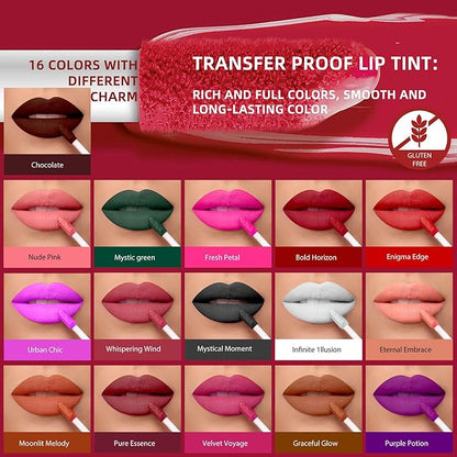Pink Matte Liquid Lipstick – Super Stay, Highly Pigmented, Rich Lip Colors, Smudge-Proof, Waterproof, Transfer-Resistant (Fresh Petal)