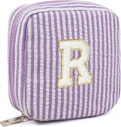 LETGO Gifts for Girls Teen Girl - Pink Preppy Makeup Bag Best Friend Birthday Gifts Teacher Gifts for Women Wedding Gifts Bridesmaid Gifts Daughter Teacher Wife Gifts Teen Girl Gifts