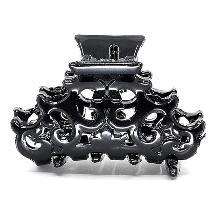 Camila Paris CP2391/2 Set of 2 French Hair Clip for Women, Small Black Antique, Girls Hair Claw Clips Jaw Fashion Durable and Styling Hair Accessories for Women, Made in France