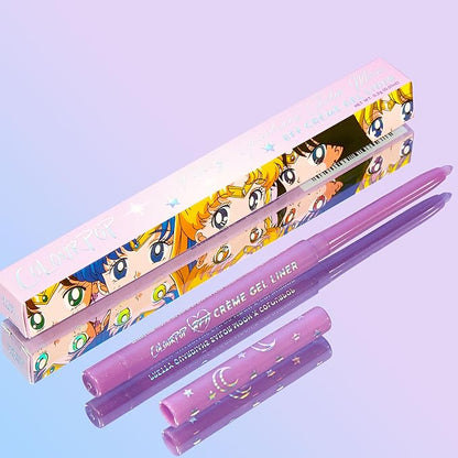 ColourPop x Sailor Moon Crème Gel Waterproof Eyeliner - 18HR Wear, Ultra-Pigmented Eyeliner Pencil with Matte & Metallic Finishes - Smudge-Proof, Vegan & Cruelty-Free - Azabu-Juban (0.01 oz)