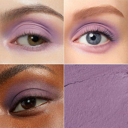 Purple Mauve Eyeshadow Stick Blendable Cream Eyeshadow Hypoallergenic Neutral Eye Shadow Stick, Waterproof Long Lasting High Pigmented Smokey eyeshadow Pencil (17# Mauve Matte)