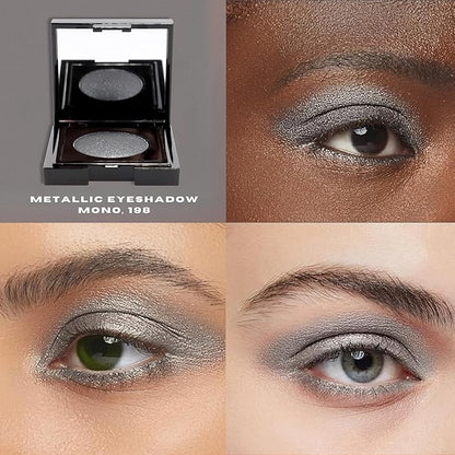 GA-DE Velveteen Metallic Eyeshadow Mono, 198 - Pearl Infused, Shimmer Eye Makeup - Silky-Soft, Densely Pigmented, Seamless Blend - 0.105 oz