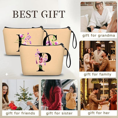 Birthday Inspirational Bridesmaid Proposal Team Small Gifts for Women Mom Aunt Teacher Sister Coworkers Makeup Cosmetic Bag Travel with Mirror Mothers Day Christmas Graduation P