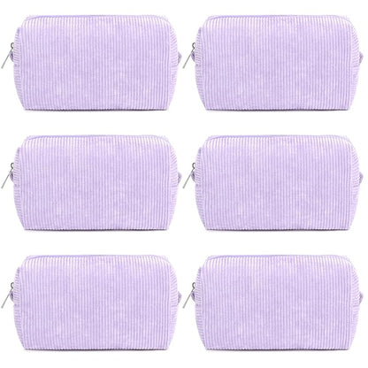 SOIDRAM Makeup Bag Preppy Cosmetic Bag Bulk Makeup Pouch Personalize Travel Toiletry Bag Organizer Cute DIY Makeup Brushes Storage Bag for Women