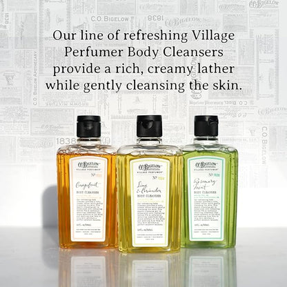C.O. Bigelow Rosemary Mint Body Wash, Village Perfumer Moisturizing Body Wash with Aloe Vera, 10 Fl Oz