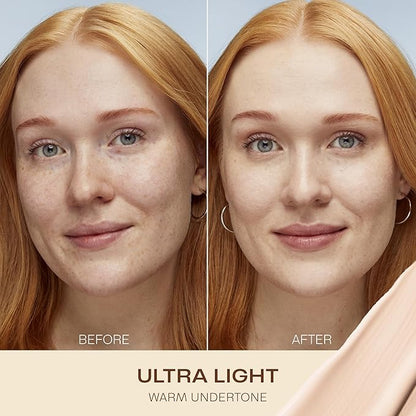 Lumene Color Correcting CC Cream - Lightweight Foundation - Medium Coverage - Redness Reducing Face Makeup for Glowing Complexion - Vegan Formula + Suitable for All Skin Types - Ultra Light (1 fl oz)
