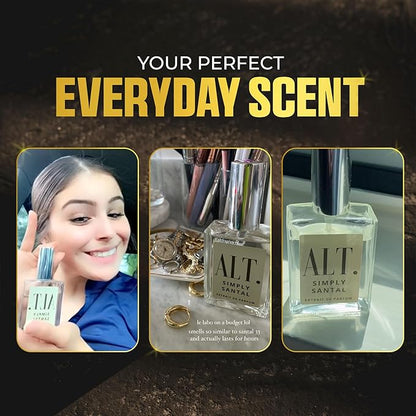ALT. FRAGRANCES Simply Santal Extrait de Parfum Unisex Perfume Inspired by Santal 33 Perfume 60ml