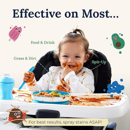 Miss Mouth's Messy Eater Stain Treater Ultimate Refill Bundle with - 4oz 3 Pack Stain Remover and 16oz Refill Pouch