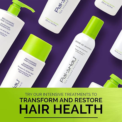 Pai-Shau Crème de Whipped - Nourishing Foam Hair Mask for Damaged & Dry Hair - Restores Strength & Hydration - 8.4 Oz