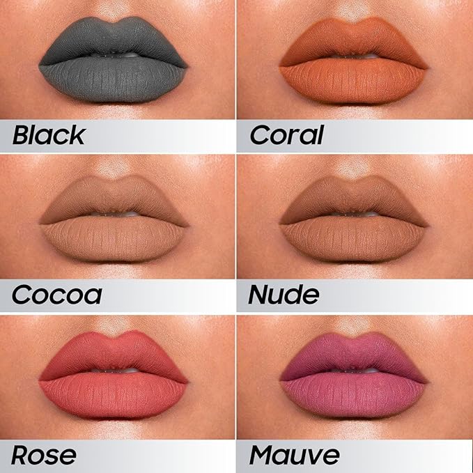 Peel Off Lip Liner Highly Pigmented - Lip Stain Long Lasting Waterproof for Women Girls, Lip Tint Stain Peel Non-Sticky & Smudge-Proof Easy to Use & Natural Finish (Cocoa)