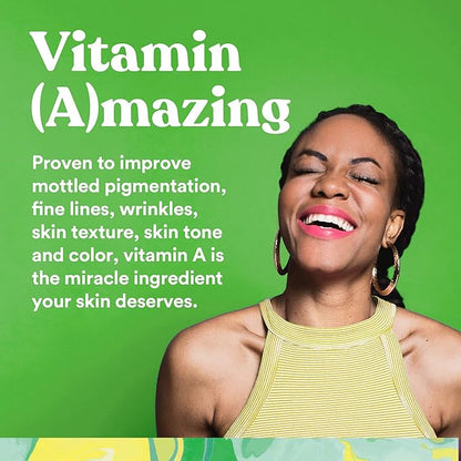 ASUTRA 2.5% Retinol Serum, 1 fl oz - Hyaluronic Acid, Vitamin E, Wheat Germ, Aloe, & Jojoba Oil, Plumping Face Serum