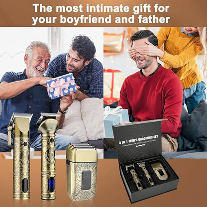 GSKY Professional Hair Clippers, Beard Trimmer for Men Electric Razor