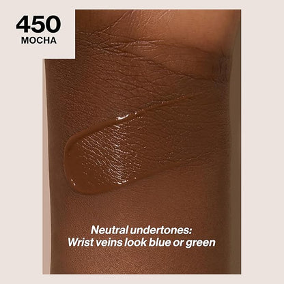 Revlon Liquid Foundation, ColorStay Face Makeup for Combination & Oily Skin, SPF 15, Medium-Full Coverage with Matte Finish, 450 Mocha, 1 fl oz