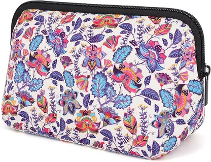 Cosmetic Bag Waterproof Neoprene Zipper Pouch Travel Portable Toiletry Makeup Bags Organizer Case for Women and Girls