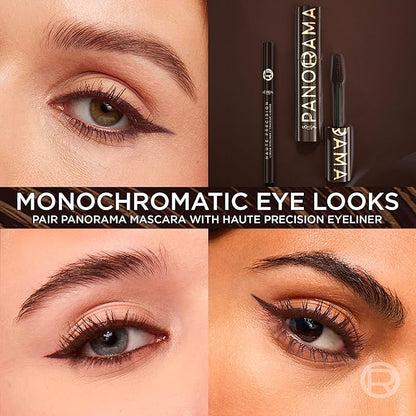 L'Oreal Paris Voluminous Panorama Chromatic Mascara, Volumizing and Lengthening Brown Mascara, Longwear, Smudge-Resistant and Washable, 705 Brown Leather