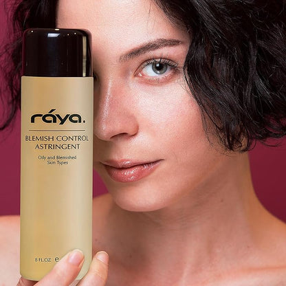 RAYA Blemish Control Astringent (705), Facial Toner for Very Oily and Break-Out Skin, with Vitamin B Complex to Balance pH and Helps Regulate Oil Production, Cruelty & Paraben Free - 8 fl oz