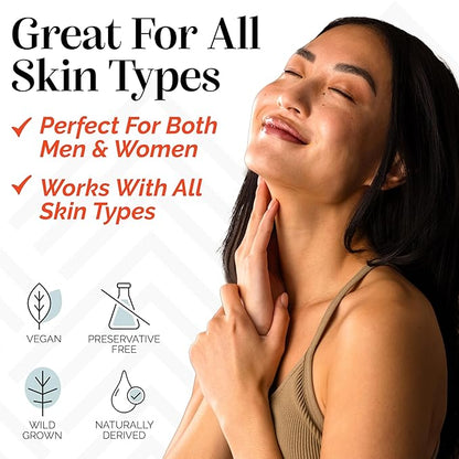 sibu Moisturizing Body Cream, Lotion Made From Premium Himlayan Sea Buckthorn (6oz, 3-pack) – Lightweight & Hydrating Moisturizer That Protects & Repairs Skin