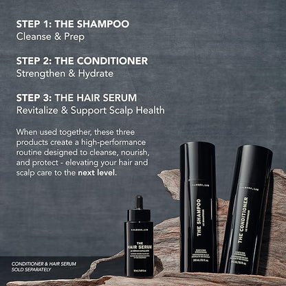 Caldera + Lab The Shampoo | Men’s Shampoo for Healthy Hair, Sulfate-Free Daily Cleanser, Dermatologically Tested - All Hair Types