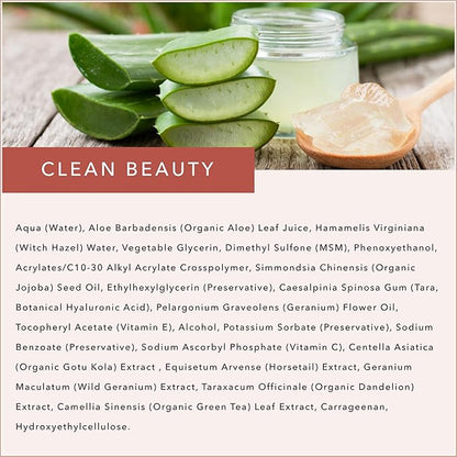 Hyaluronic Acid Serum with Vitamin C - Hydrating & Moisturizing Serum to Soothe Plump Face & Tighten Skin, Enhanced with Vitamin E to Diminish Dark Spots, Fine Lines & Signs of Aging, 1 fl oz