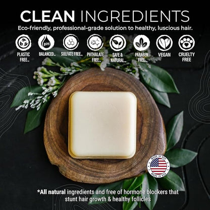 Viori Hidden Waterfall Conditioner Bar Made with Rice Water - Handcrafted All Natural Organic Conditioner