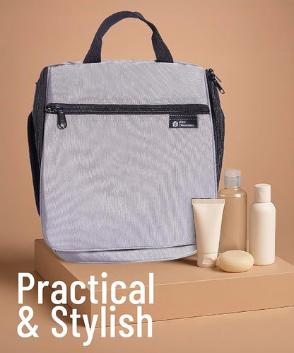 DD D&D Wanderlust D&D Hanging Travel Toiletry Bag for Men and Women – Cosmetics, Makeup and Toiletries Organizer Kit with 10 Compartments