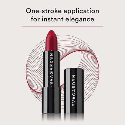EVAGARDEN Classy Lipstick - Formulated with Natural Oils - Envelopes Your Skin with Satin Effect - Light, Pigmented Blend Gives Full Coverage and Chic Finish Instantly - 614 Brick Red - 0.1 oz