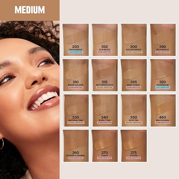 Revlon Liquid Foundation, ColorStay Face Makeup for Combination & Oily Skin, SPF 15, Medium-Full Coverage with Matte Finish, Rich Maple (390), 1.0 oz