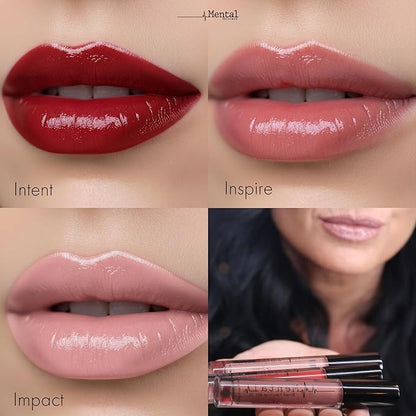 Hydrating Pink Tinted Lip Gloss – Weightless Formula with Soft Luminous Finish & Smooth Color Payoff - Non-Sticky Lip gloss for Women for Long-Wear & Buildable Pigment – 0.11 Fl Oz.