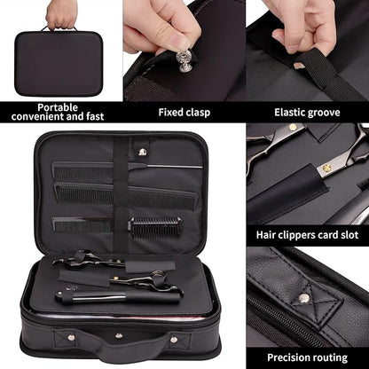 Hair Cutting Kit, 22 Pcs Professional Barber/Hair Salon Tool Set, Barber Bag Includes Hairdressing Scissors Shears, Barber Cape, Combs... Complete Hair Cutting Kit for Barber, Salon, Home Use