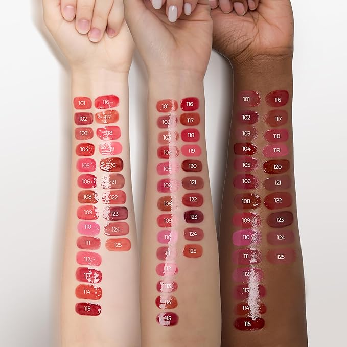 Laka Fruity Glam Tint, Glowing Lip Stain with Wide Color Spectrum, Hydrating & Lightweight Texture, Long-Lasting Bold Stain, Non-Sticky, Vegan, K-Beauty (#121 Ash Nut, 4.5g/0.15oz)