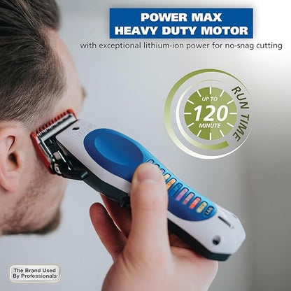 Wahl Lithium Ion Color Pro Rechargeable Cordless Hair Clippers for Men with Smart Charge Technology and Battery Hair Trimmer for Convenient at Home Haircutting & Touch Ups - Model 3026594