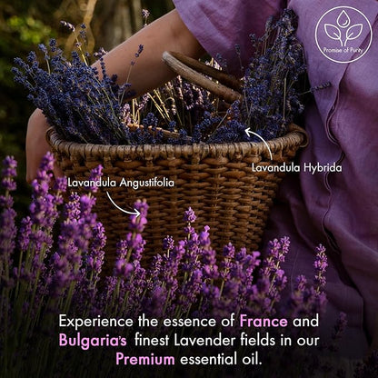Majestic Pure Lavender Essential Oil with Glass Dropper - 1 Fl Oz - 100% Pure and Natural Lavender Oil - Premium Grade Essential Oils for Diffuser, Aromatherapy, Soap and Candle Making