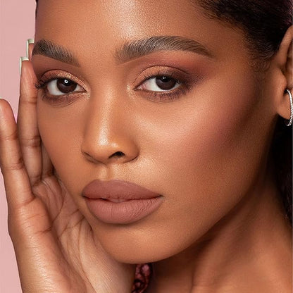Nude Lipstick Matte for Women Superstay Long Lasting Brown Lipstick Smudgeproof Liquid Lipsticks Cruelty Free Lip Makeup (DM27 Rosy Nude)