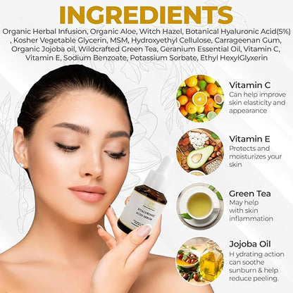 "SOLARIELLE Anti-Aging Skincare Set | Hyaluronic Acid Serum & Collagen Cream | Face & Neck Duo for Wrinkle Reduction | Natural Peptide Formula"