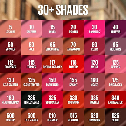 Maybelline Super Stay Matte Ink Liquid Lipstick Makeup, Long Lasting High Impact Color, Up to 16H Wear, Dancer, Brick Red, 1 Count, Packaging May Vary