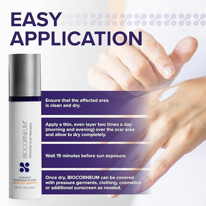 Advanced Scar Treatment with Silishield® & SPF 30 20g - Surgeon-Approved Silicone Scar Gel for Surgical Scars Ideal for Adults & Kids – New & Keloid Scar Treatment & Scar Removal Cream for Old Scars