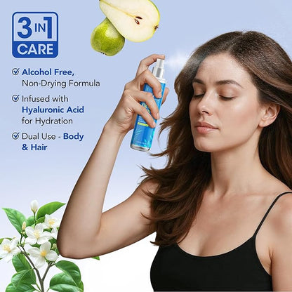 Botanic Hearth Ocean Kiss Hair Perfume & Body Perfume Mist with Hyaluronic Acid – Alcohol-Free Refreshing Fragrance Spray, Long Lasting Hydrating Mist for Women & Men, 3.4 fl oz