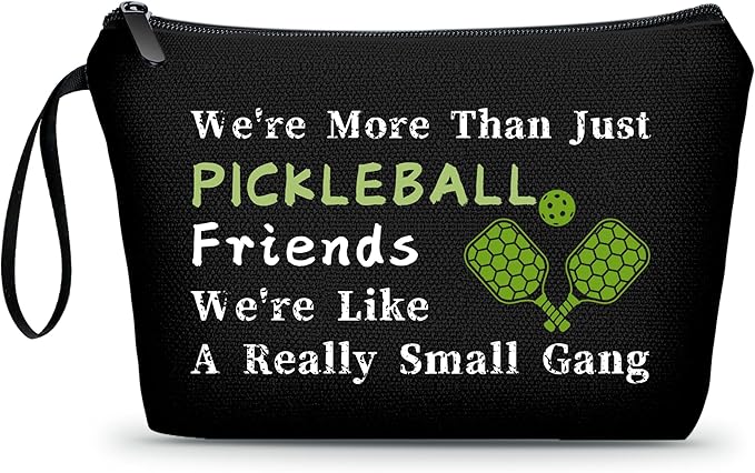 Pickleball Gifts,Gifts for Pickleball Lovers,Pickle Ball Gifts,Pickleball Gifts for Women,Small Cosmetic Bag,Birthday Gifts for Women Her Bff Bestie Best Friend Sister