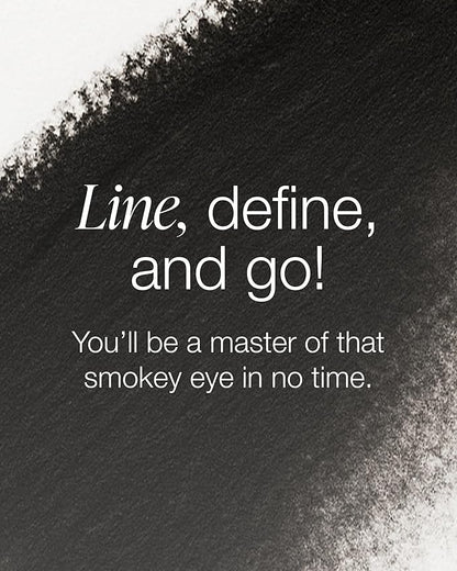 Mineral Fusion Eye Pencil (Black - Coal) - Eyeliner with Soothing Chamomile, Meadowfoam & Vitamin E - Smooth & Long Lasting, Hypoallergenic, Non-Irritating Eye Makeup