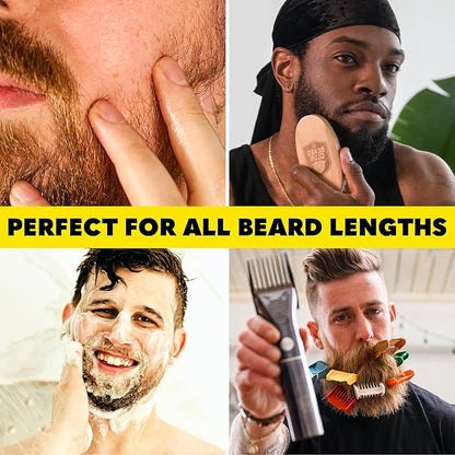 Beard Club Mens Grooming Kit & Beard Trimmer for Men - Professional Cordless Electric Hair & Moustache Trimmer, Straight Razor, Shampoo, Balm, Brush & Comb - Grooming Kit Gift Set