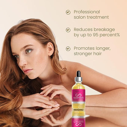 Hairfinity Botanical Hair Oil with Rosemary - Growth Treatment for Dry Damaged Hair and Scalp with Jojoba, Olive, Sweet Almond Oils - Silicone and Sulfate Free 1.76 oz