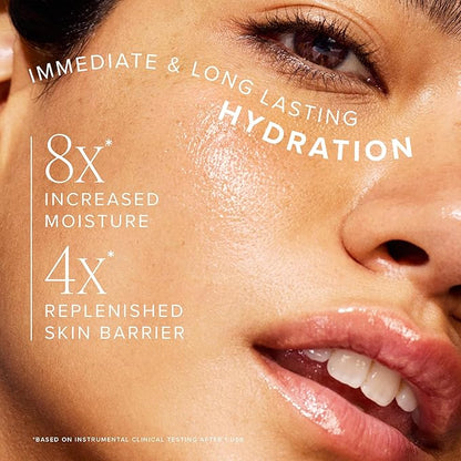 Farmacy Ceramide Face Moisturizer - Honey Halo Hydrating Facial Moisturizer for Dry Skin - Plumps, Soothes + Restores Skin with Potent Ceramides + Buckwheat Honey for a Dewy, Healthy Glow (15ml)