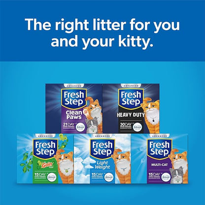 Fresh Step Advanced Extreme Clumping Litter with Febreze Freshness with Mountain Spring Scent, Fights Odor on Contact, 37 lbs. (2 x 18.5 lb. Box)