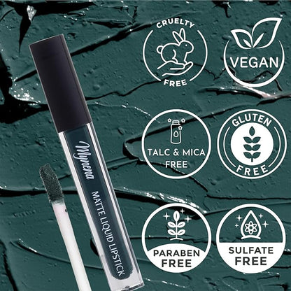 Mynena Long Lasting Lipstick for Women Waterproof & Transfer-Proof | Hydrating with Shea Butter | Bold Pigment Matte Color Lip Stain | Talc-Free & Vegan Product that Performs | Jocelyn
