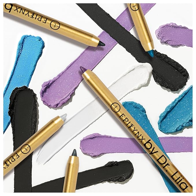 EPILYNX Eyeliner Pencil - Long Lasting Smudge Proof & Waterproof Eyeliner Pencil - Eye Liner Pencils - Hypoallergenic, Vegan, Gluten-Free Eye Pencil - Moonlight White Shimmer, 1.2ml