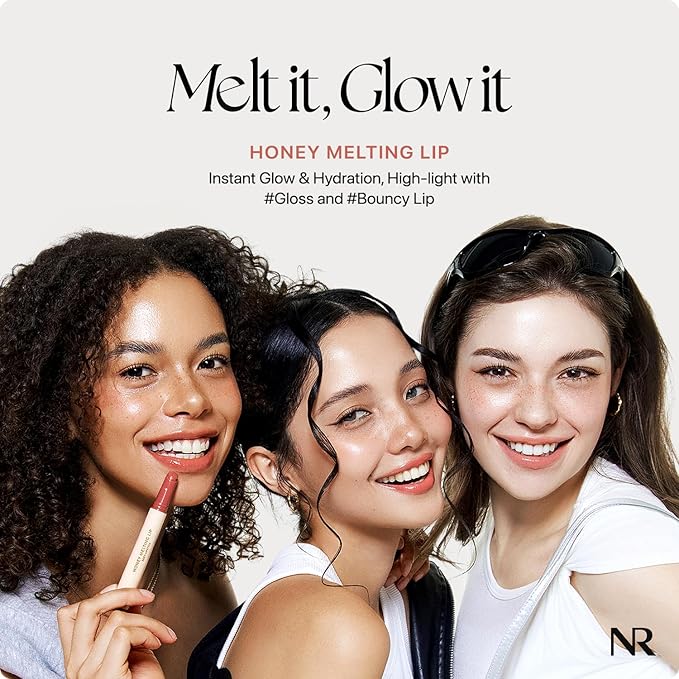 Nature Republic HONEY MELTING LIP (06 COCO) SOFT LIP STICK, Hydrating Gloss, Moisturizing balms, Sheer tint, Shine & Glowy Finish, korean make up, Stocking Stuffers